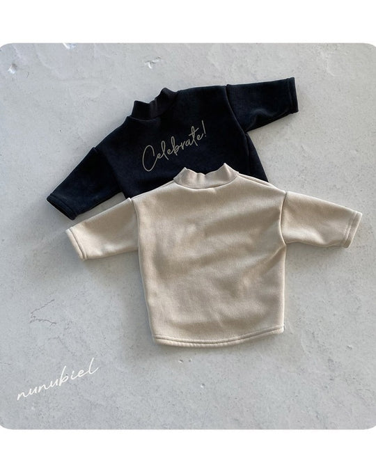 [nunu biel]plum裏起毛カットソー