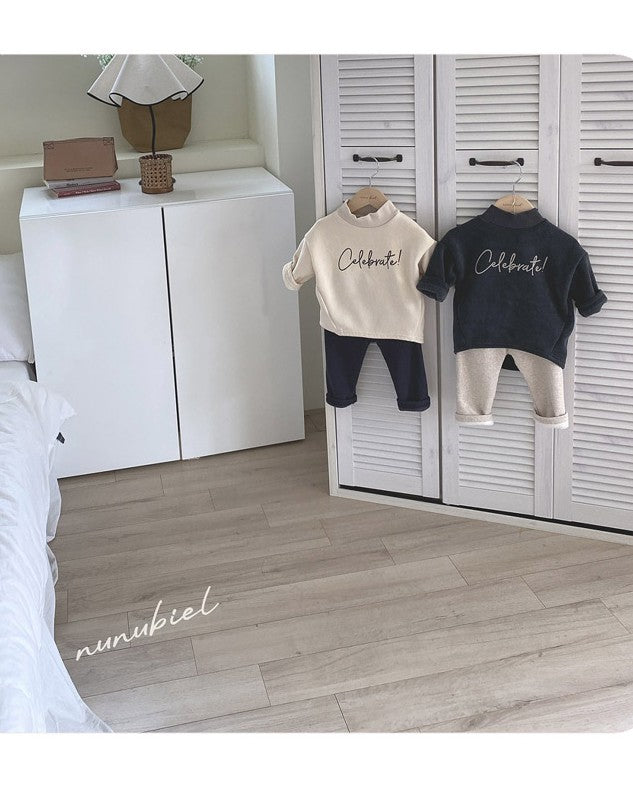 [nunu biel]plum裏起毛カットソー