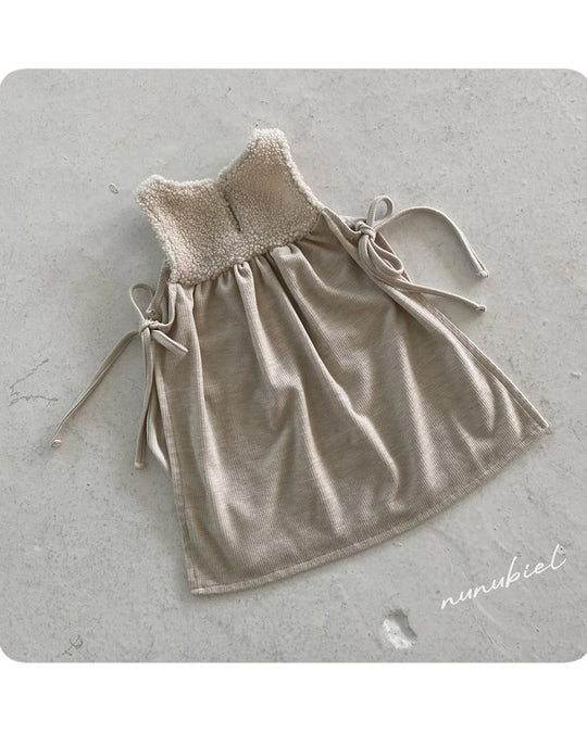 [nunu biel]boa dress