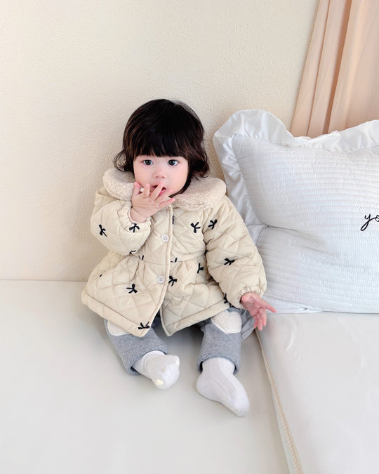 リボンキルティングジャケット