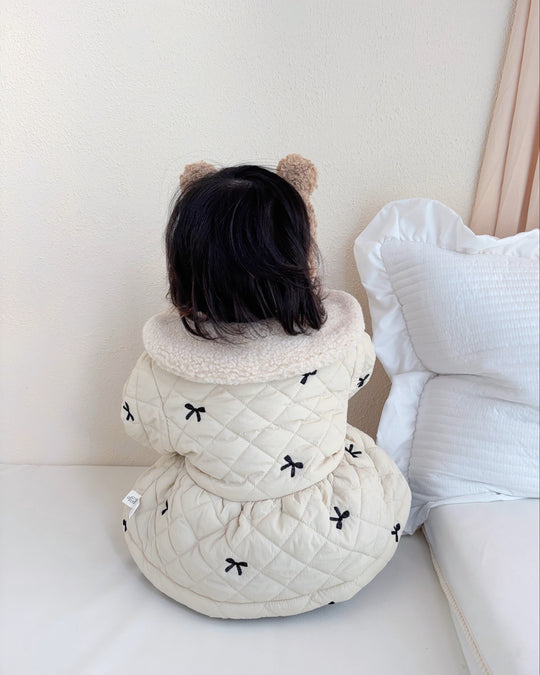 リボンキルティングジャケット