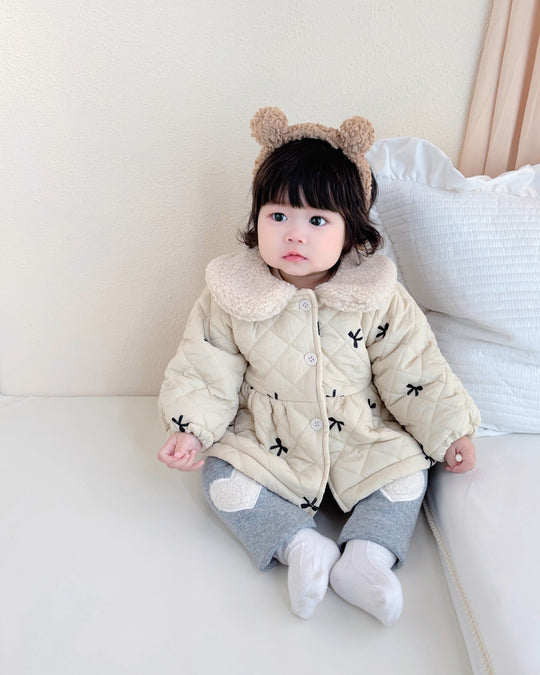 リボンキルティングジャケット