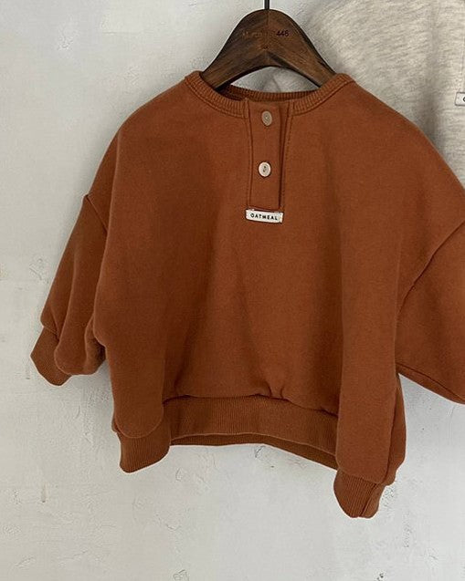 [OATMEAL]べべボタン起毛mtm