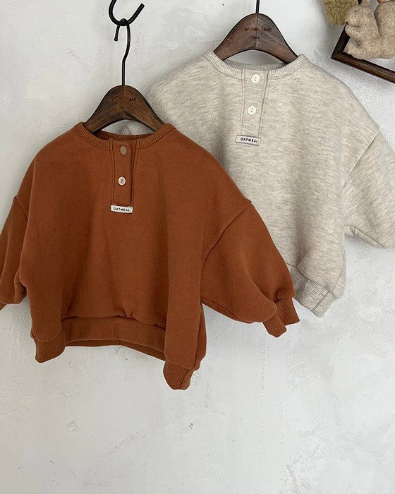 [OATMEAL]べべボタン起毛mtm