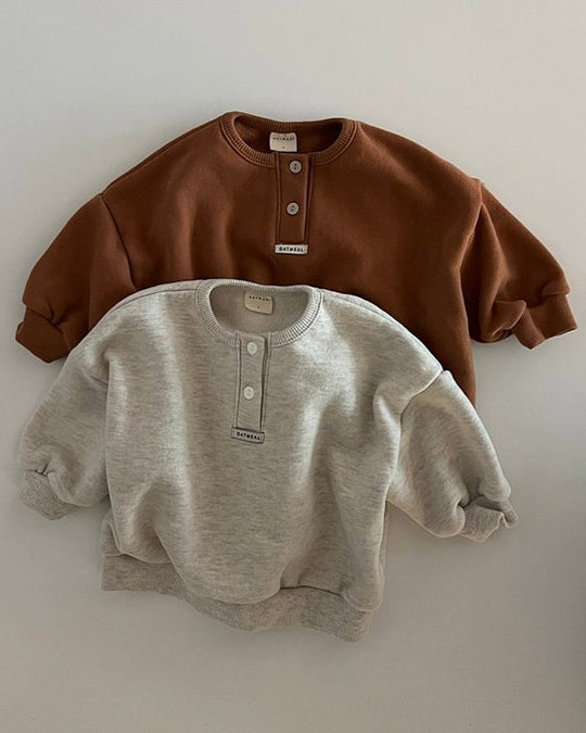 [OATMEAL]べべボタン起毛mtm