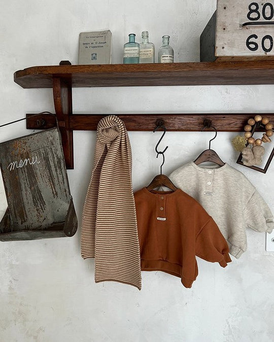 [OATMEAL]べべボタン起毛mtm