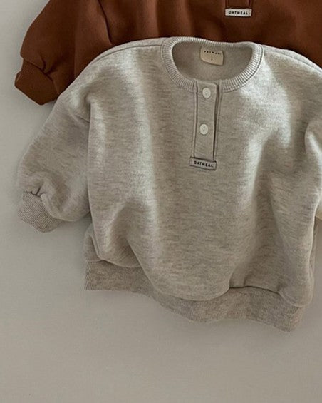 [OATMEAL]べべボタン起毛mtm