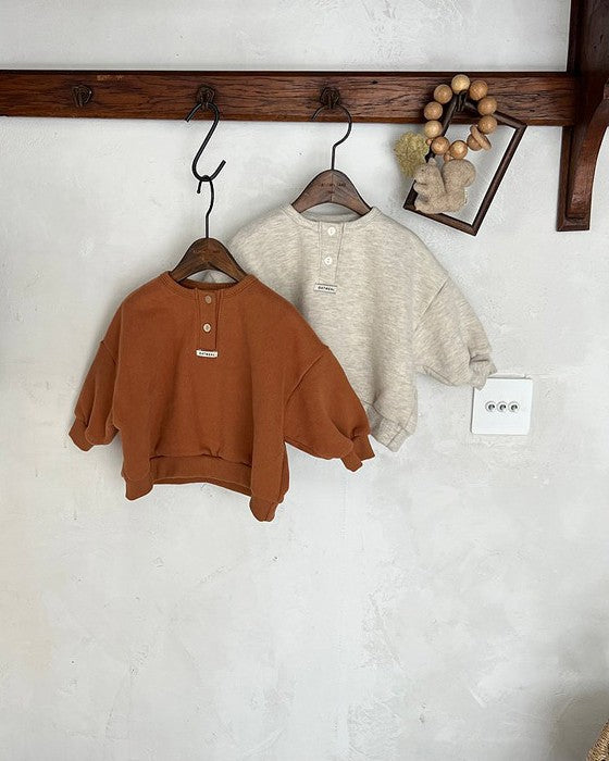 [OATMEAL]べべボタン起毛mtm