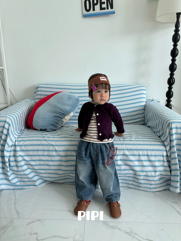 [PIPI]フリルカーディガン