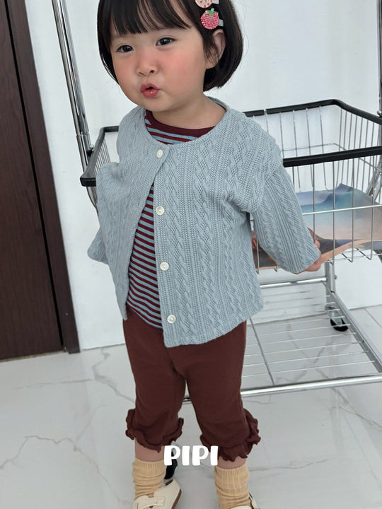 [PIPI]フリル8分丈パンツ
