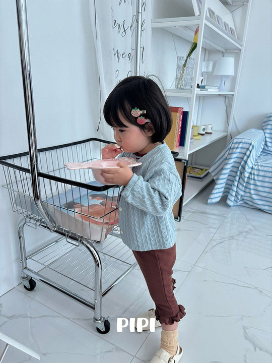 [PIPI]フリル8分丈パンツ