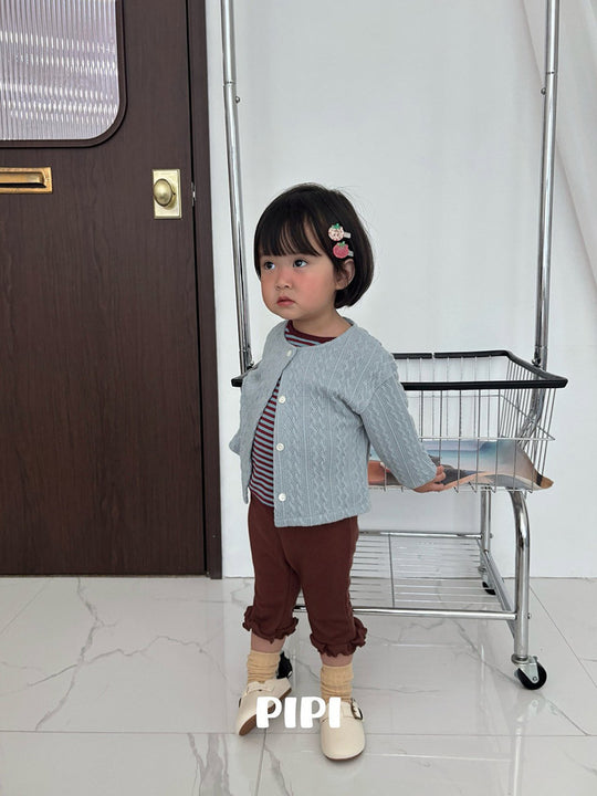[PIPI]フリル8分丈パンツ