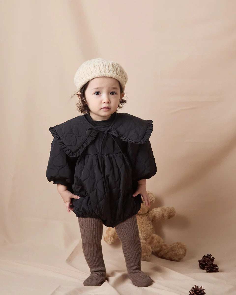 キルティングフリル付け衿riz