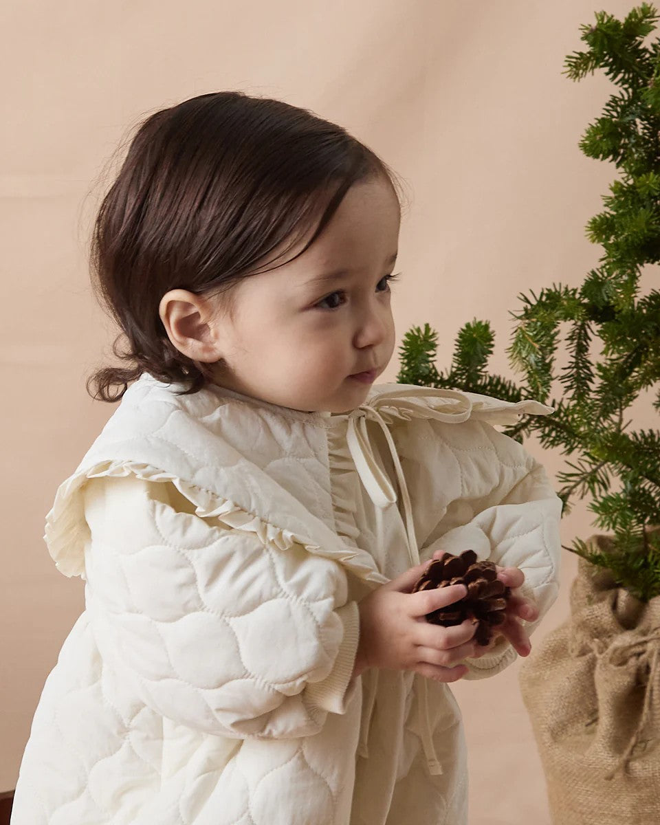 キルティングフリル付け衿riz