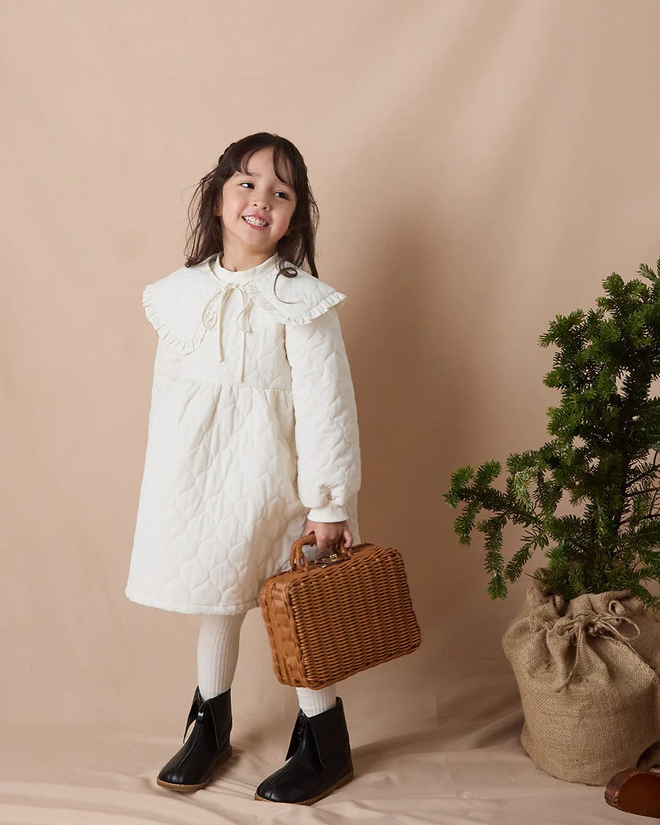 キルティングフリル付け衿riz