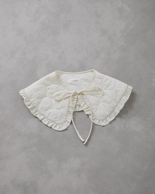 キルティングフリル付け衿riz