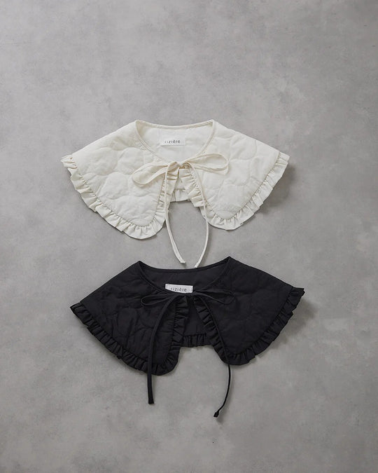 キルティングフリル付け衿riz