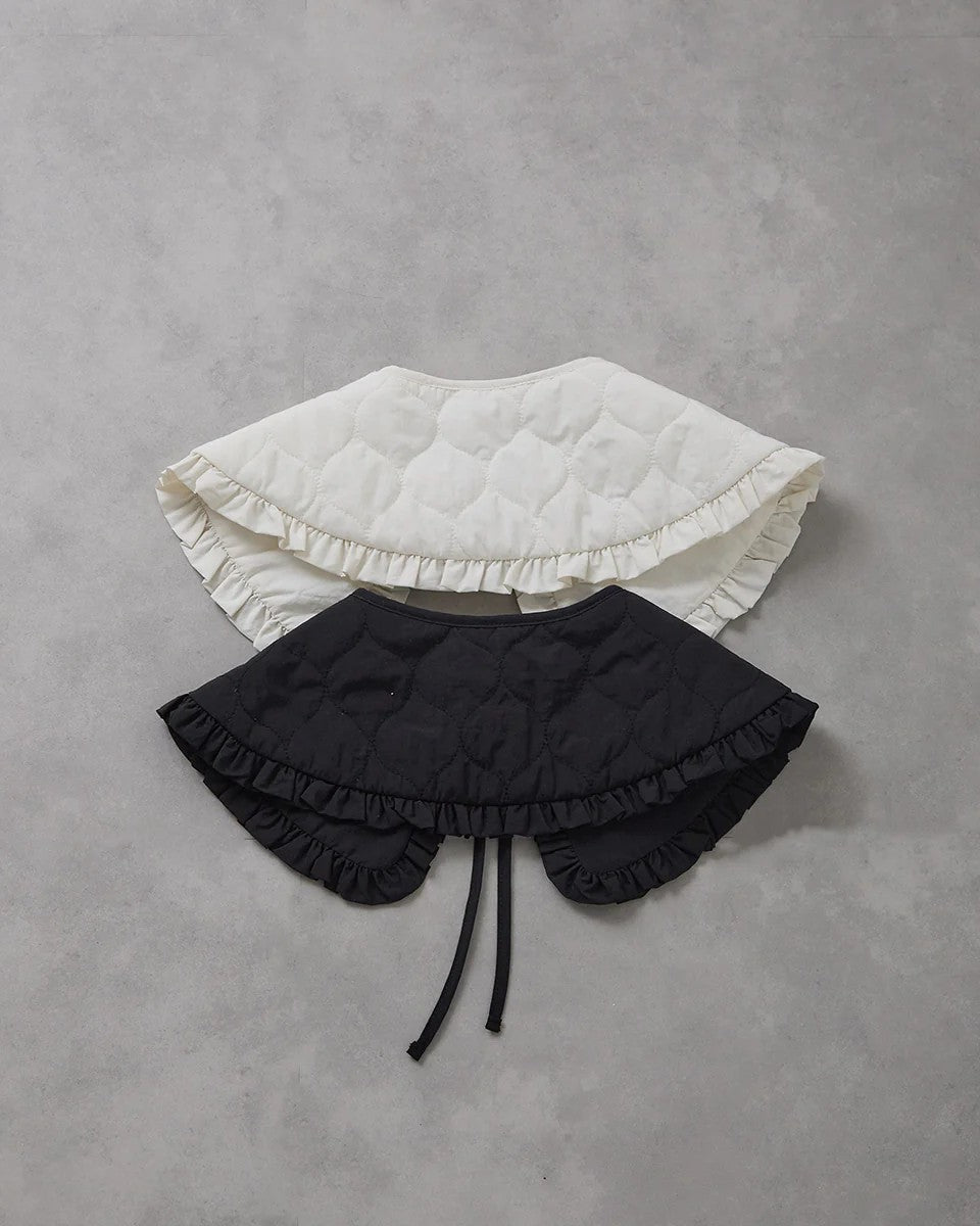 キルティングフリル付け衿riz