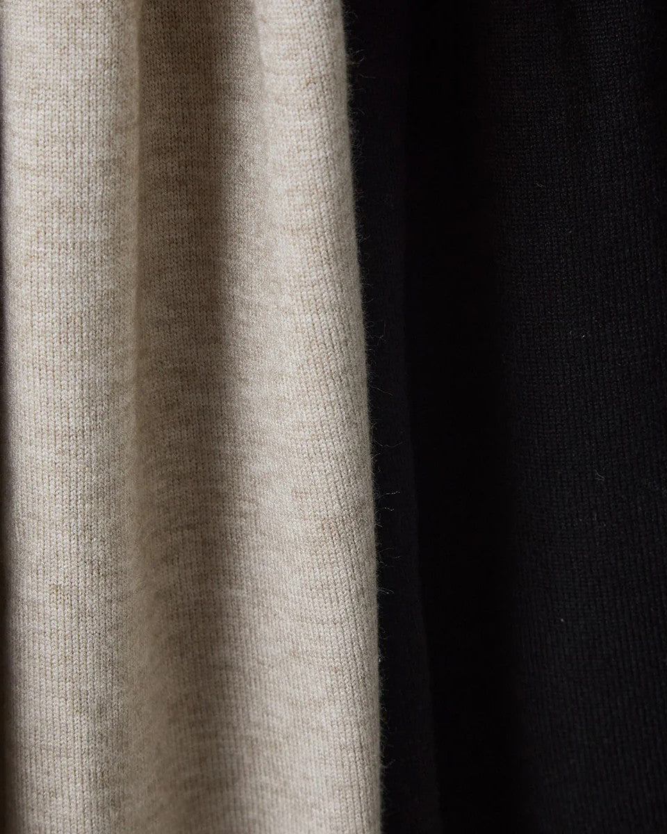 バイカラーフリルニットワンピースriz