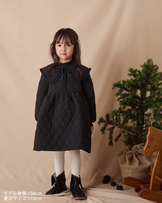 キルティングフリル付け衿riz