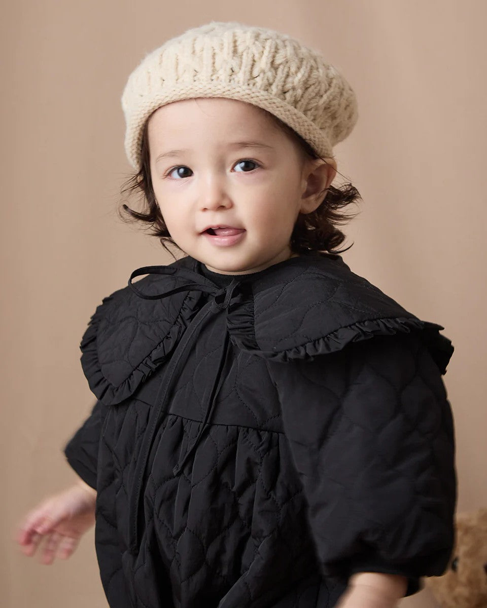 キルティングベビーロンパースriz