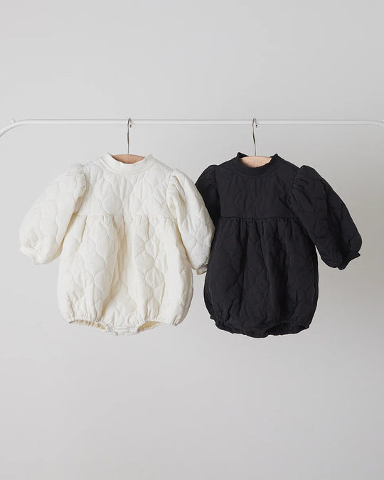 キルティングベビーロンパースriz