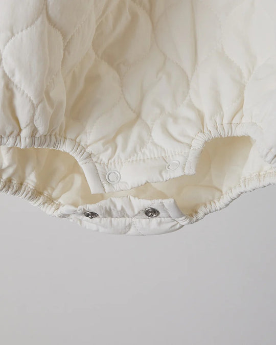 キルティングベビーロンパースriz