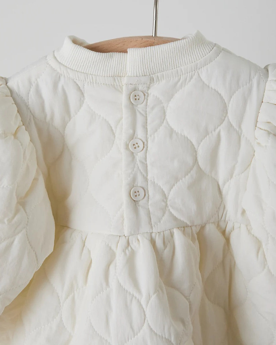 キルティングベビーロンパースriz