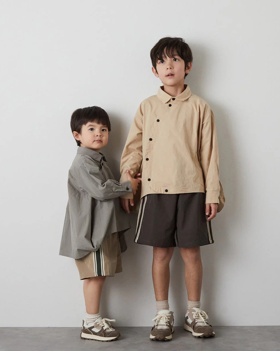 サイドライン撥水ハーフパンツ
