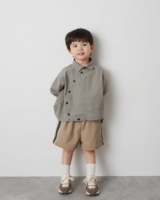 サイドライン撥水ハーフパンツ