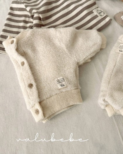 [valubebe]フェザーパイルカーディガン