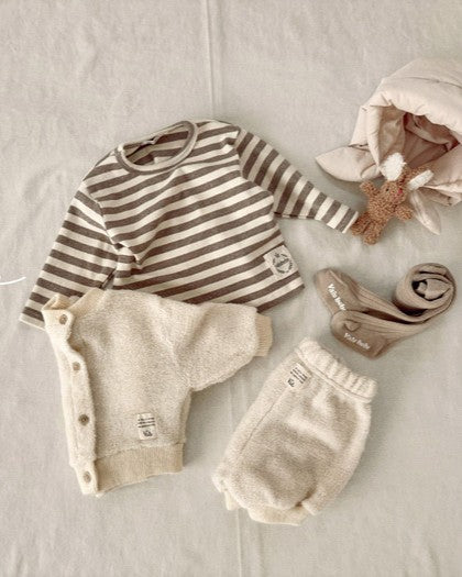 [valubebe]フェザーパイルカーディガン