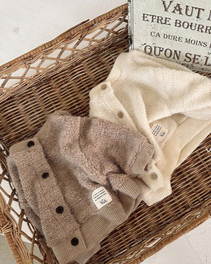 [valubebe]フェザーパイルカーディガン