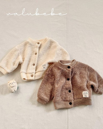 [valubebe]フェザーパイルカーディガン