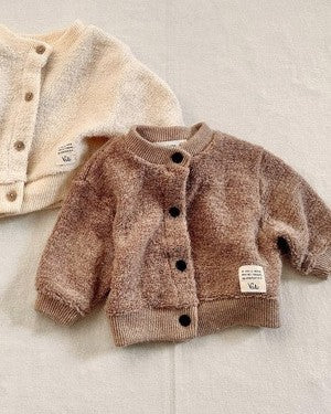 [valubebe]フェザーパイルカーディガン