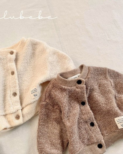 [valubebe]フェザーパイルカーディガン