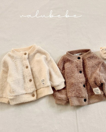 [valubebe]フェザーパイルカーディガン