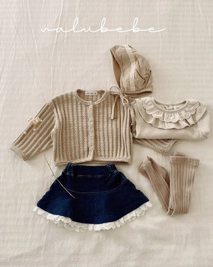 予約[valubebe]ミオニットカーディガン