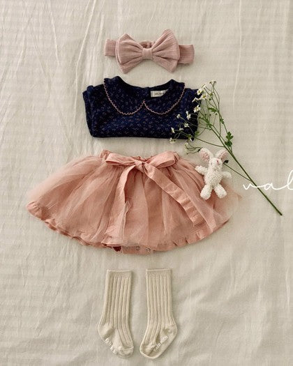 予約[valubebe]リボンチュールスカートブルマ