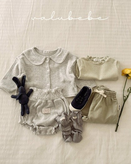 予約[valubebe]アイレットスモックブルマ