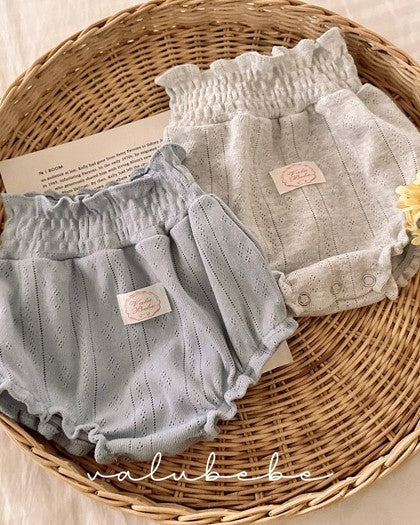 予約[valubebe]アイレットスモックブルマ