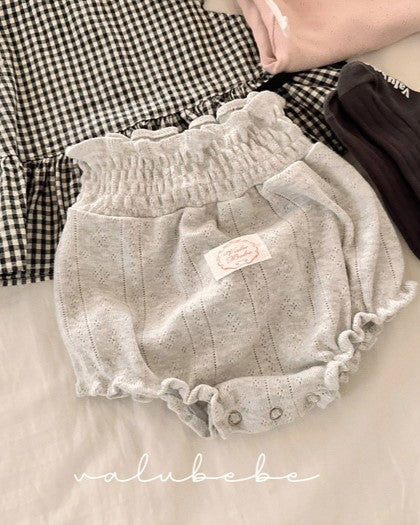 予約[valubebe]アイレットスモックブルマ