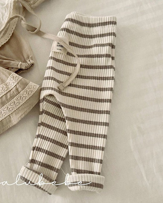 予約[valubebe]ストライプレギンス