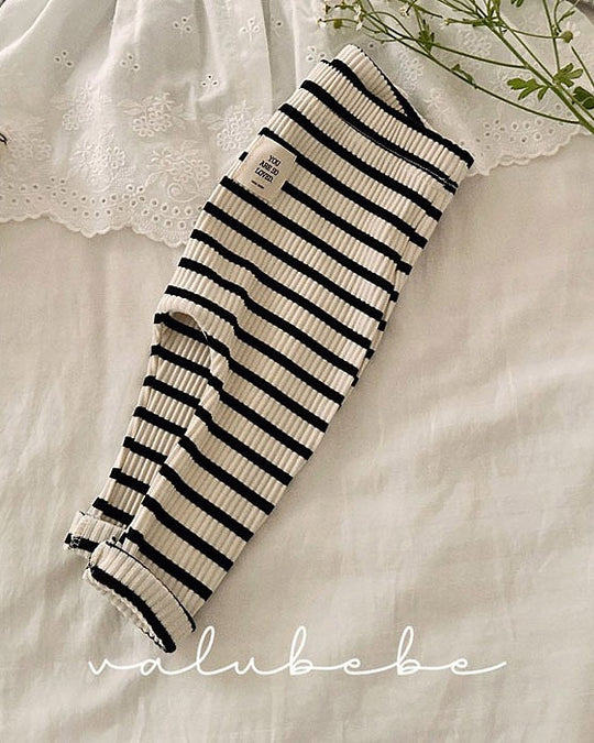 予約[valubebe]ストライプレギンス