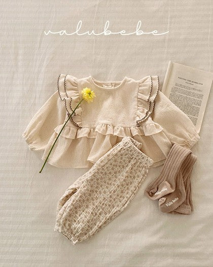 予約[valubebe]エンボスパンツ