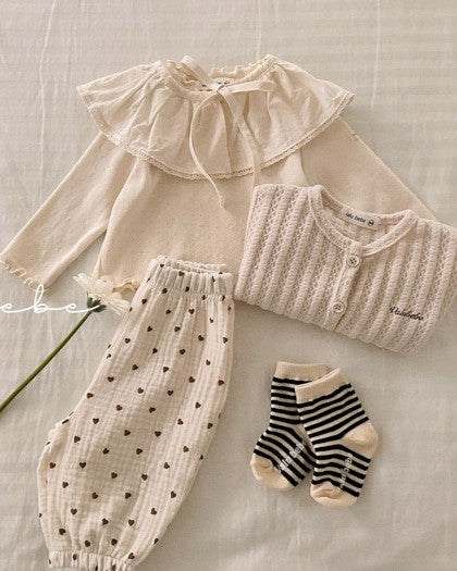 予約[valubebe]エンボスパンツ