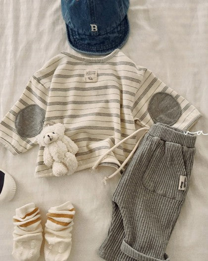 予約[valubebe]ワイドワッフルバギーパンツ