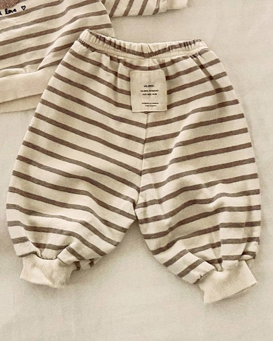 予約[valubebe]コージー ボーダーパンツ