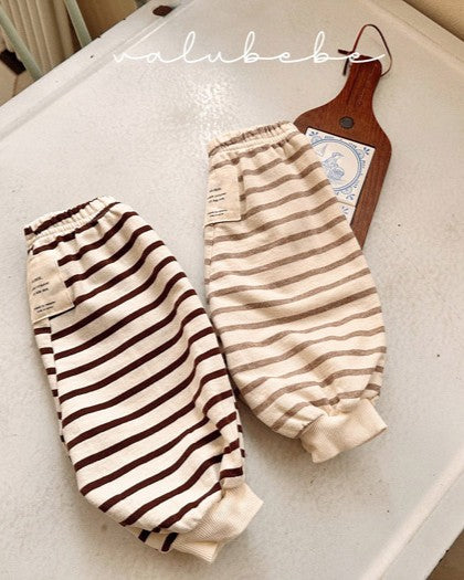 予約[valubebe]コージー ボーダーパンツ