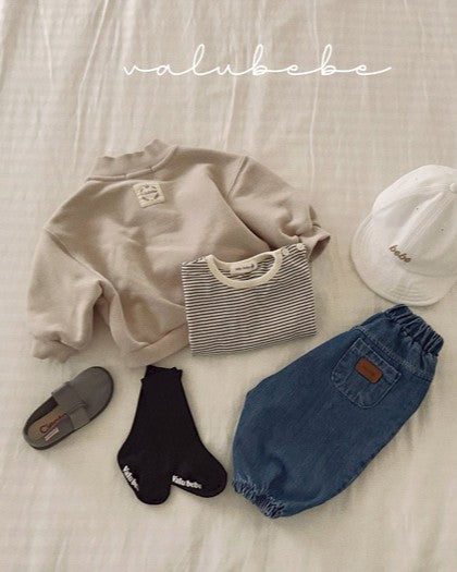 予約[valubebe]トリデニムパンツ